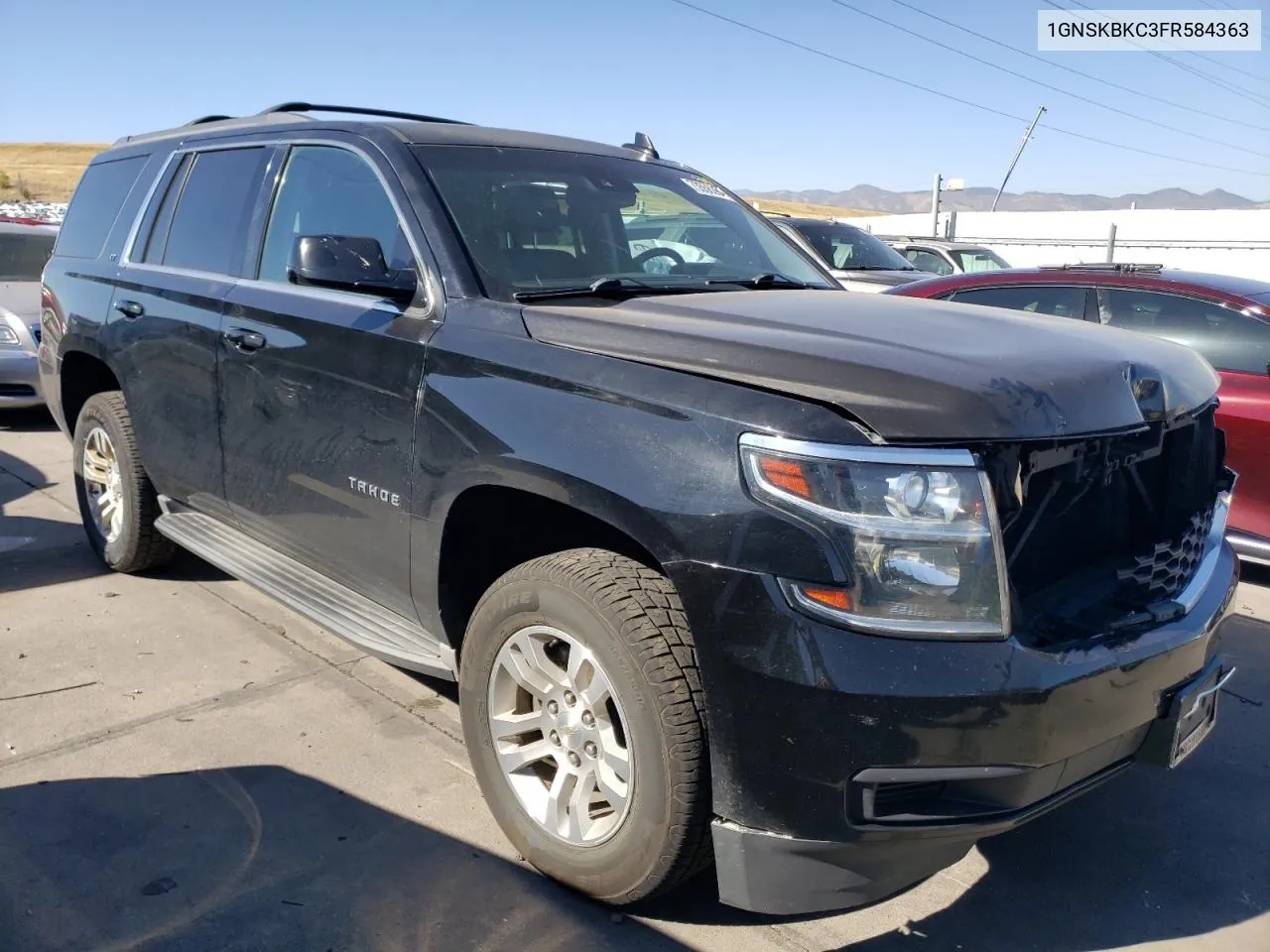 2015 Chevrolet Tahoe K1500 Lt VIN: 1GNSKBKC3FR584363 Lot: 73556284