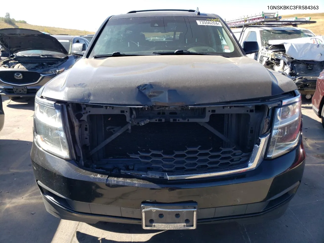 1GNSKBKC3FR584363 2015 Chevrolet Tahoe K1500 Lt