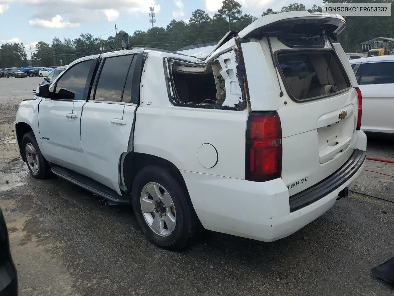 2015 Chevrolet Tahoe C1500 Lt VIN: 1GNSCBKC1FR653337 Lot: 73711224