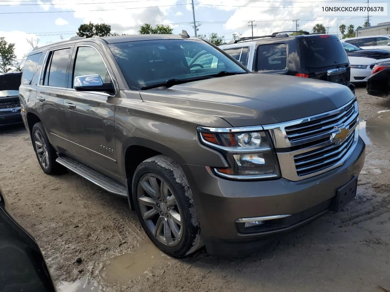 2015 Chevrolet Tahoe K1500 Ltz VIN: 1GNSKCKC6FR706378 Lot: 73822594