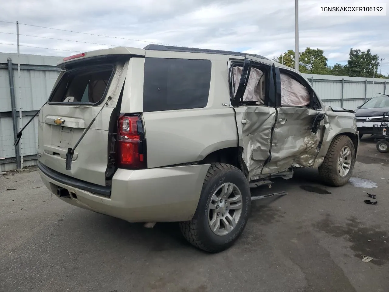 2015 Chevrolet Tahoe K1500 Ls VIN: 1GNSKAKCXFR106192 Lot: 73876014