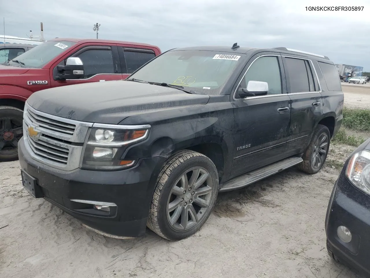 2015 Chevrolet Tahoe K1500 Ltz VIN: 1GNSKCKC8FR305897 Lot: 74056684