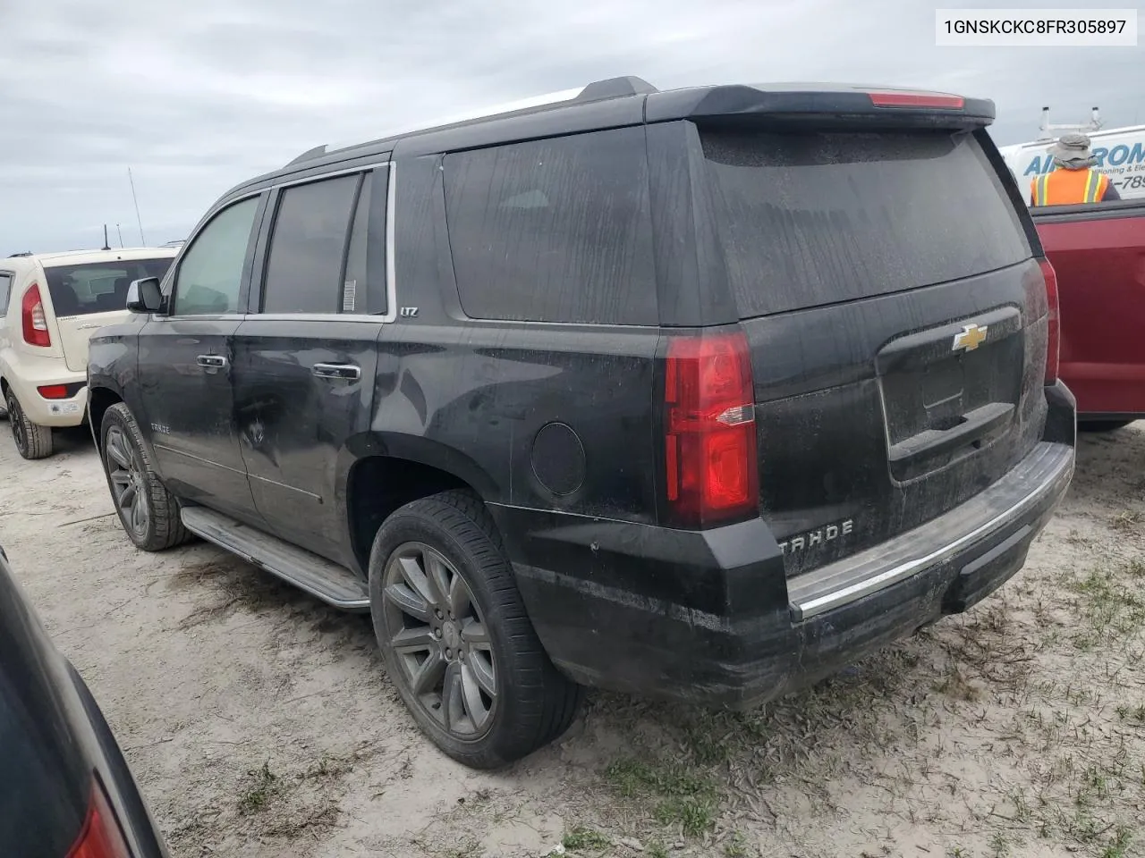 2015 Chevrolet Tahoe K1500 Ltz VIN: 1GNSKCKC8FR305897 Lot: 74056684