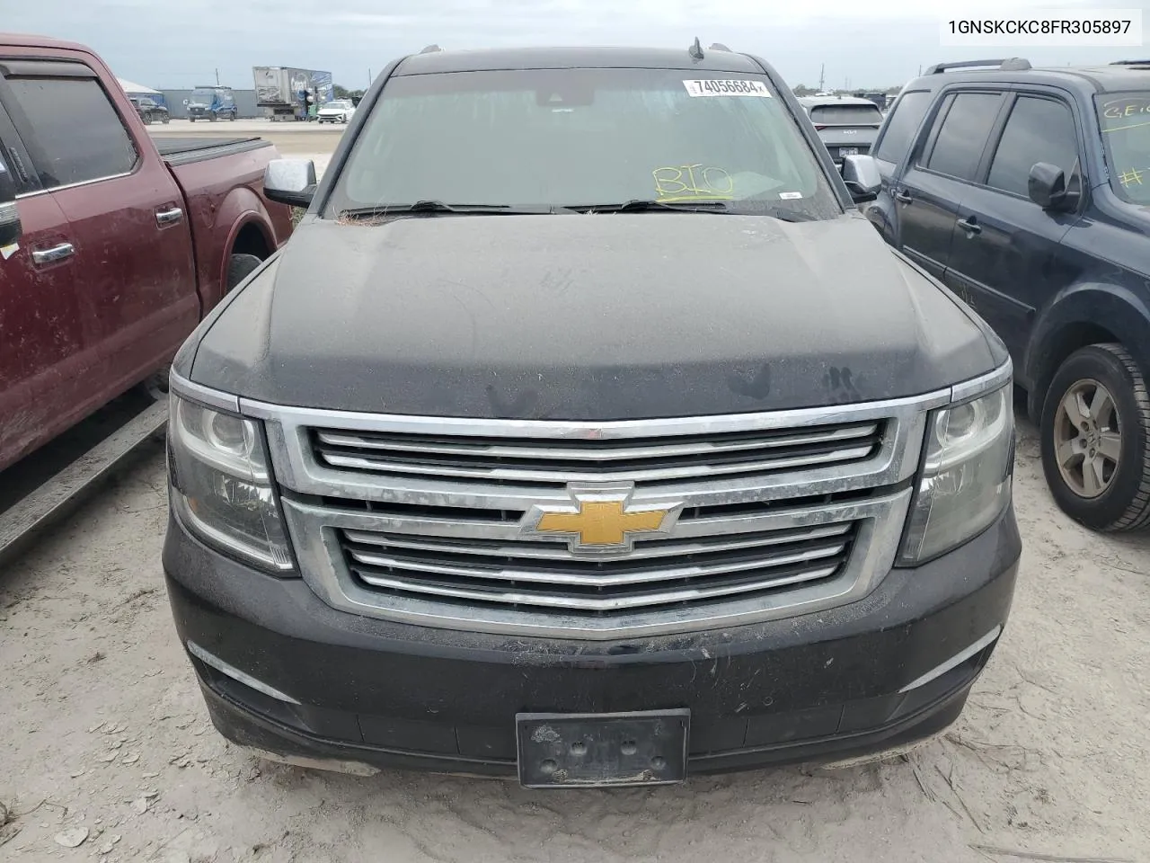 2015 Chevrolet Tahoe K1500 Ltz VIN: 1GNSKCKC8FR305897 Lot: 74056684