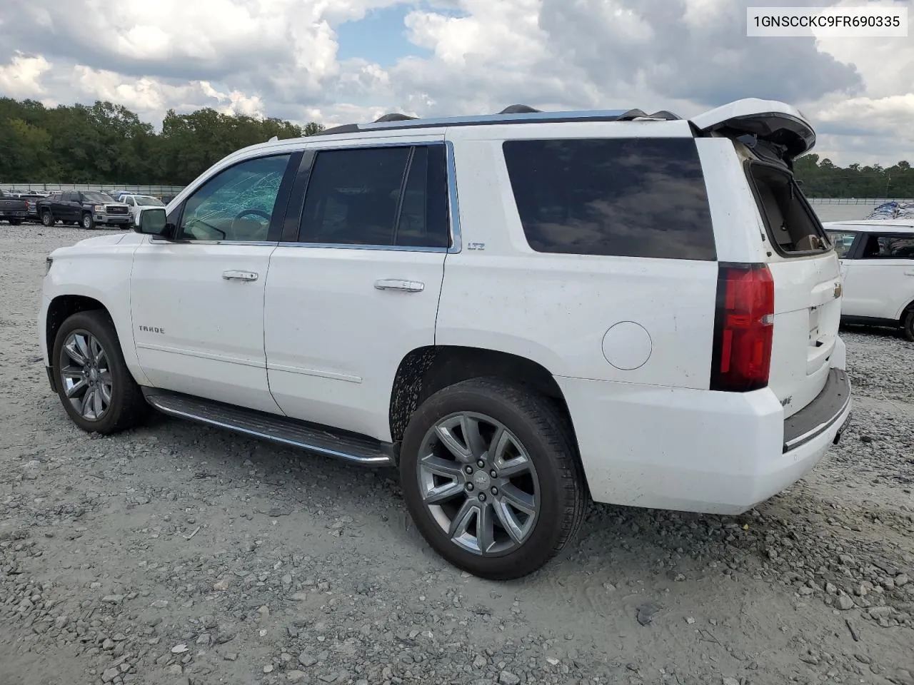 2015 Chevrolet Tahoe C1500 Ltz VIN: 1GNSCCKC9FR690335 Lot: 74088874