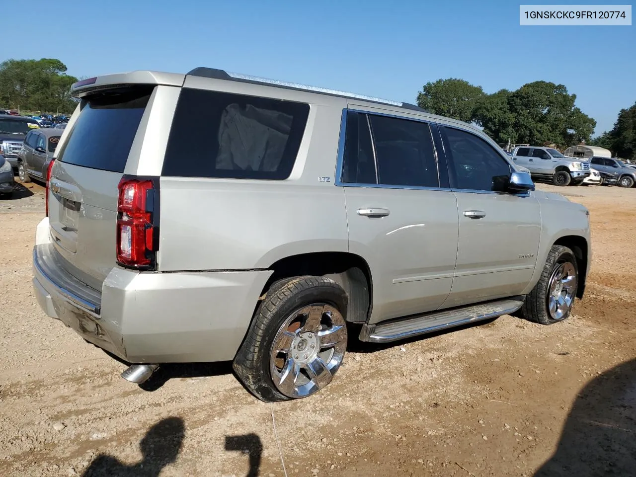 2015 Chevrolet Tahoe K1500 Ltz VIN: 1GNSKCKC9FR120774 Lot: 74099614