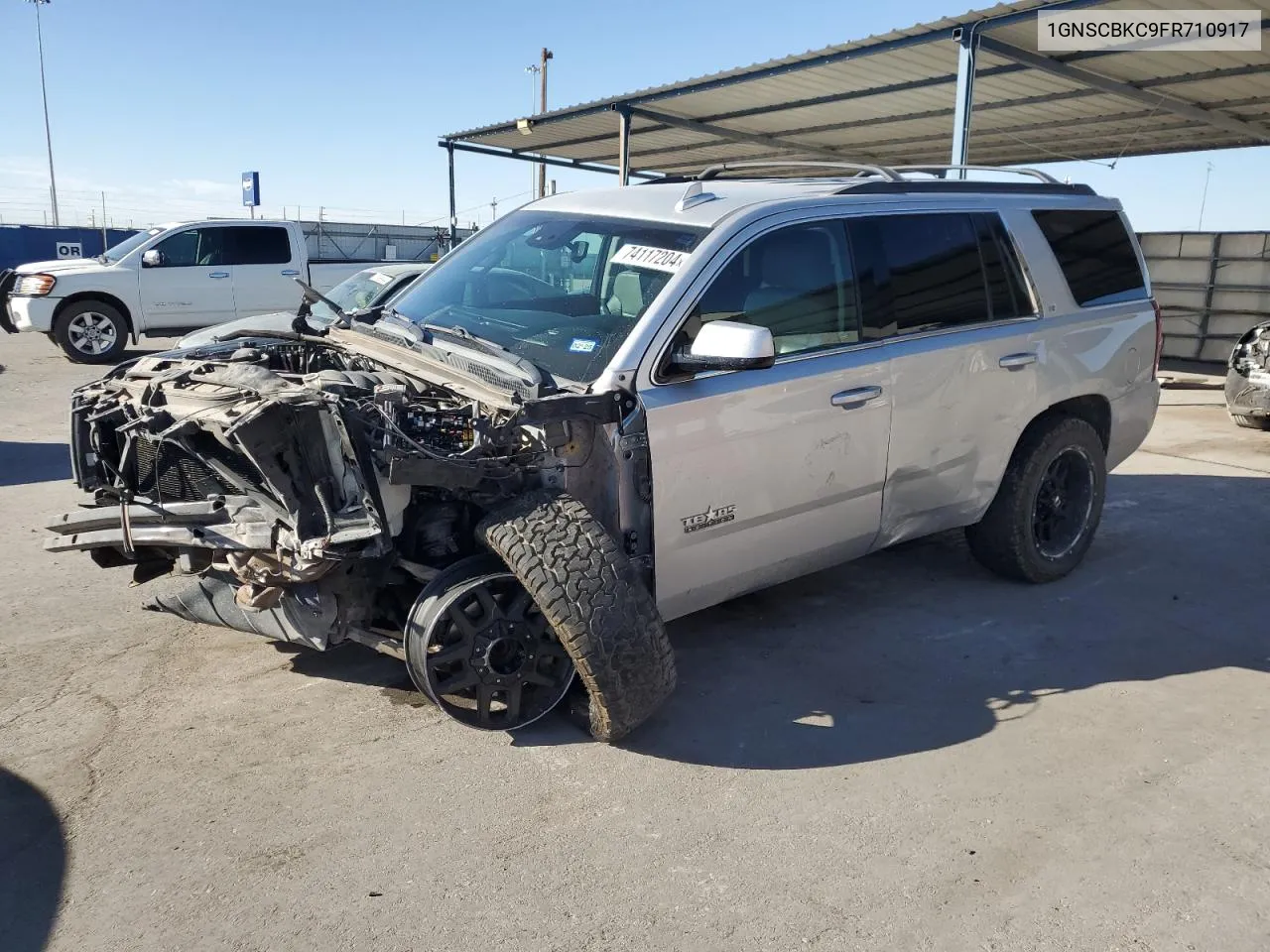 2015 Chevrolet Tahoe C1500 Lt VIN: 1GNSCBKC9FR710917 Lot: 74117204