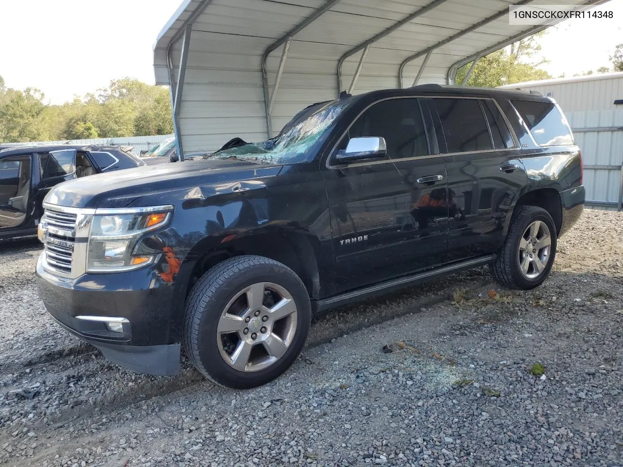 2015 Chevrolet Tahoe C1500 Ltz VIN: 1GNSCCKCXFR114348 Lot: 74209324