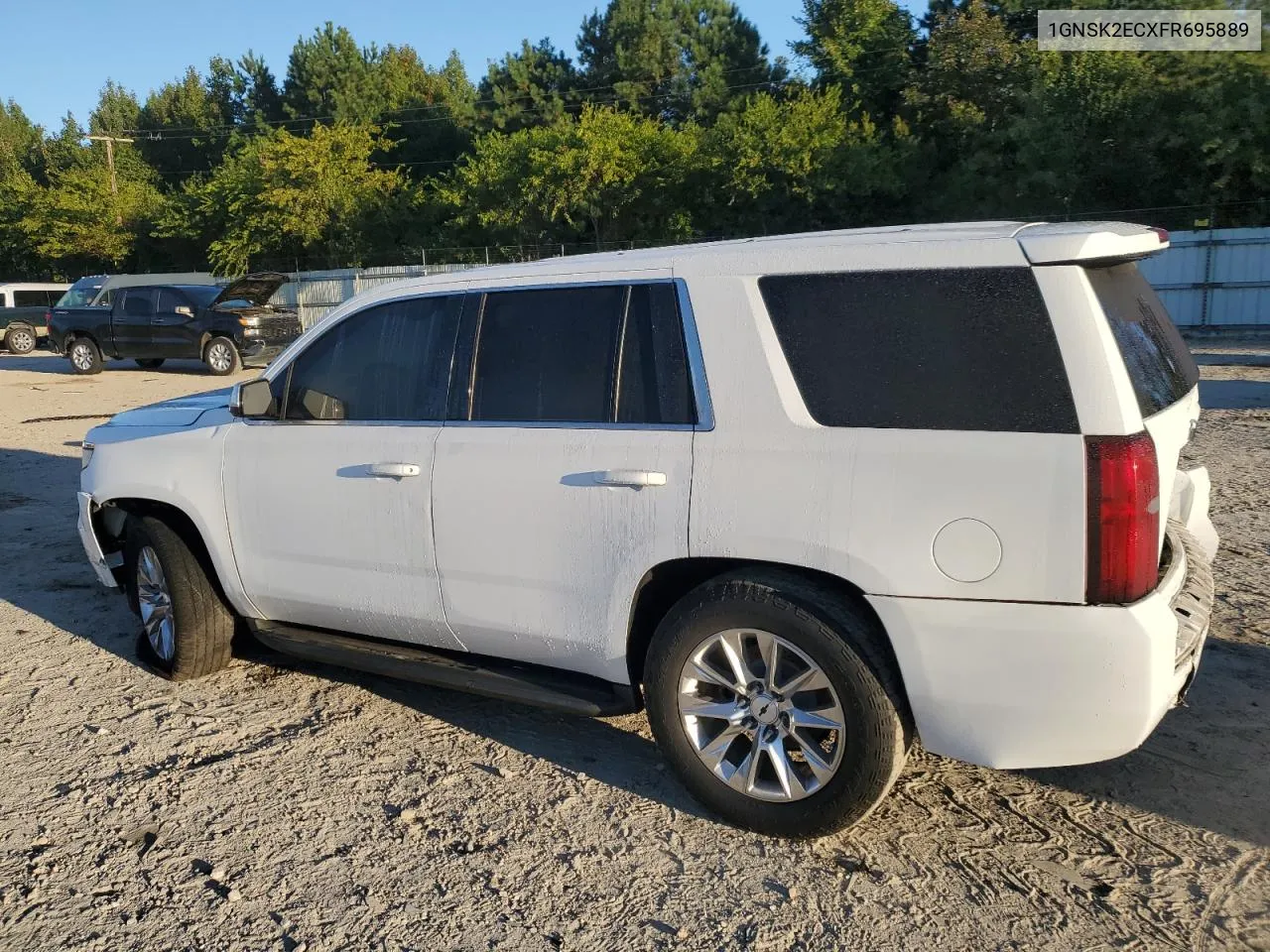 2015 Chevrolet Tahoe Police VIN: 1GNSK2ECXFR695889 Lot: 74369994