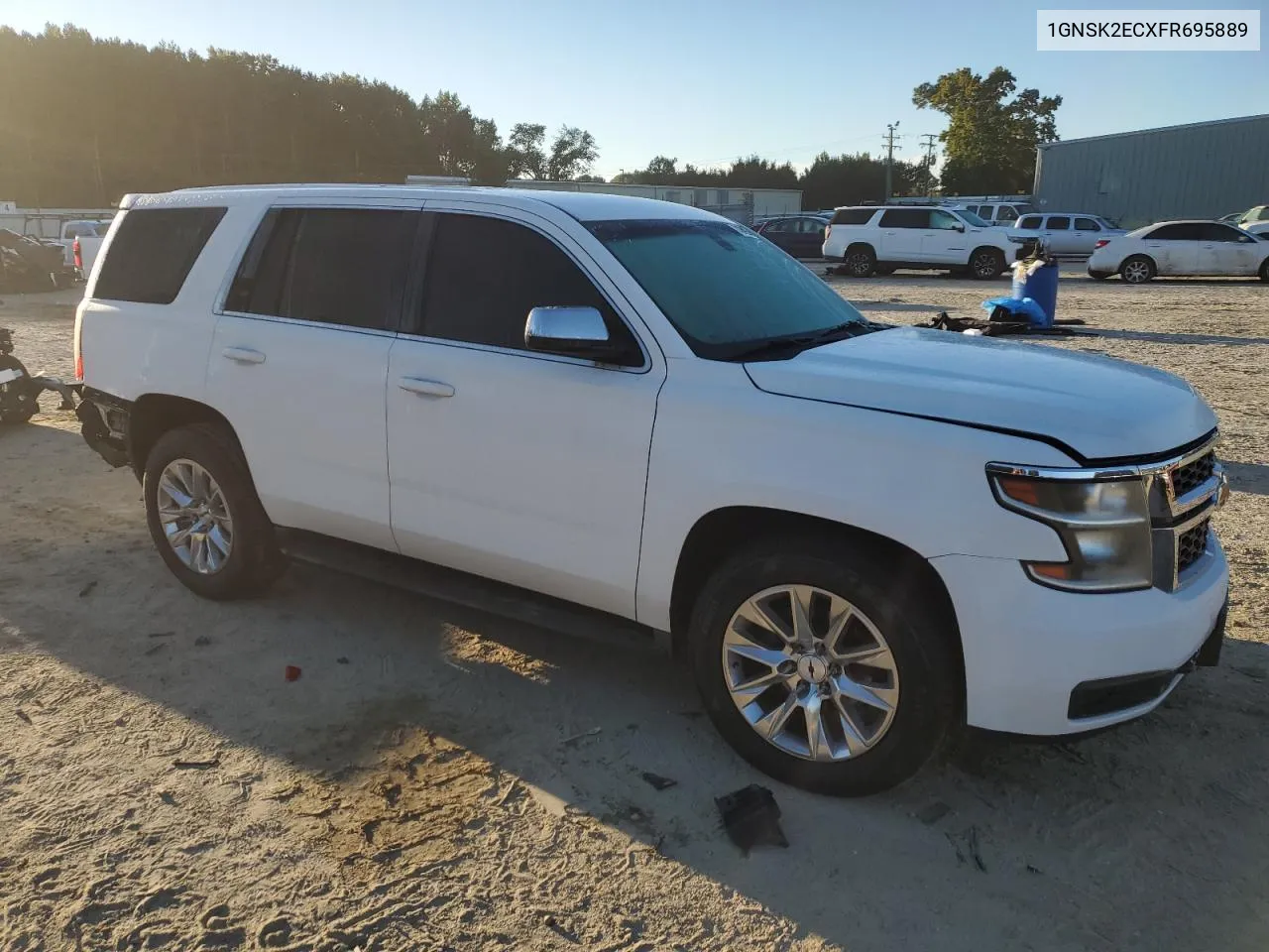 2015 Chevrolet Tahoe Police VIN: 1GNSK2ECXFR695889 Lot: 74369994