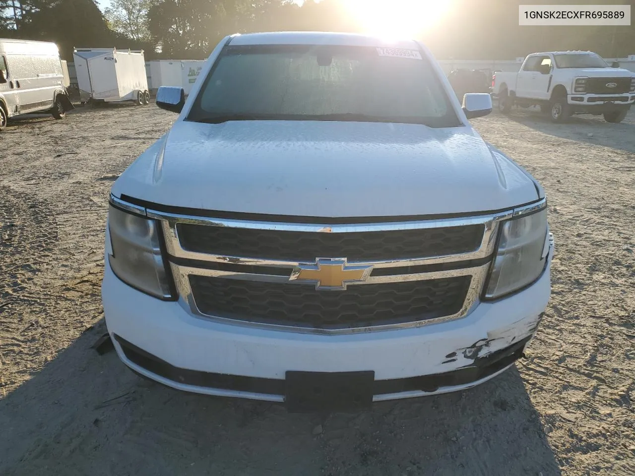 2015 Chevrolet Tahoe Police VIN: 1GNSK2ECXFR695889 Lot: 74369994