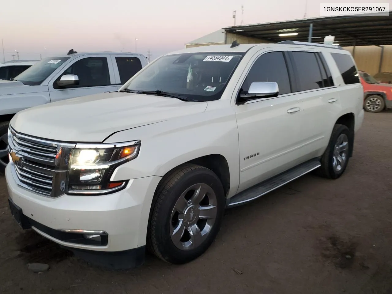 2015 Chevrolet Tahoe K1500 Ltz VIN: 1GNSKCKC5FR291067 Lot: 74384944