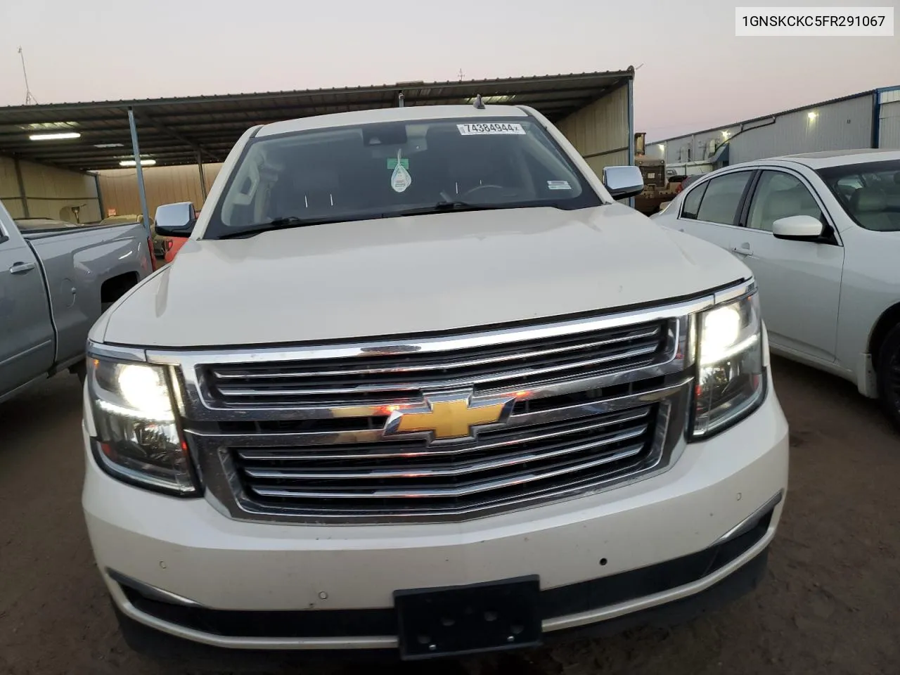 2015 Chevrolet Tahoe K1500 Ltz VIN: 1GNSKCKC5FR291067 Lot: 74384944