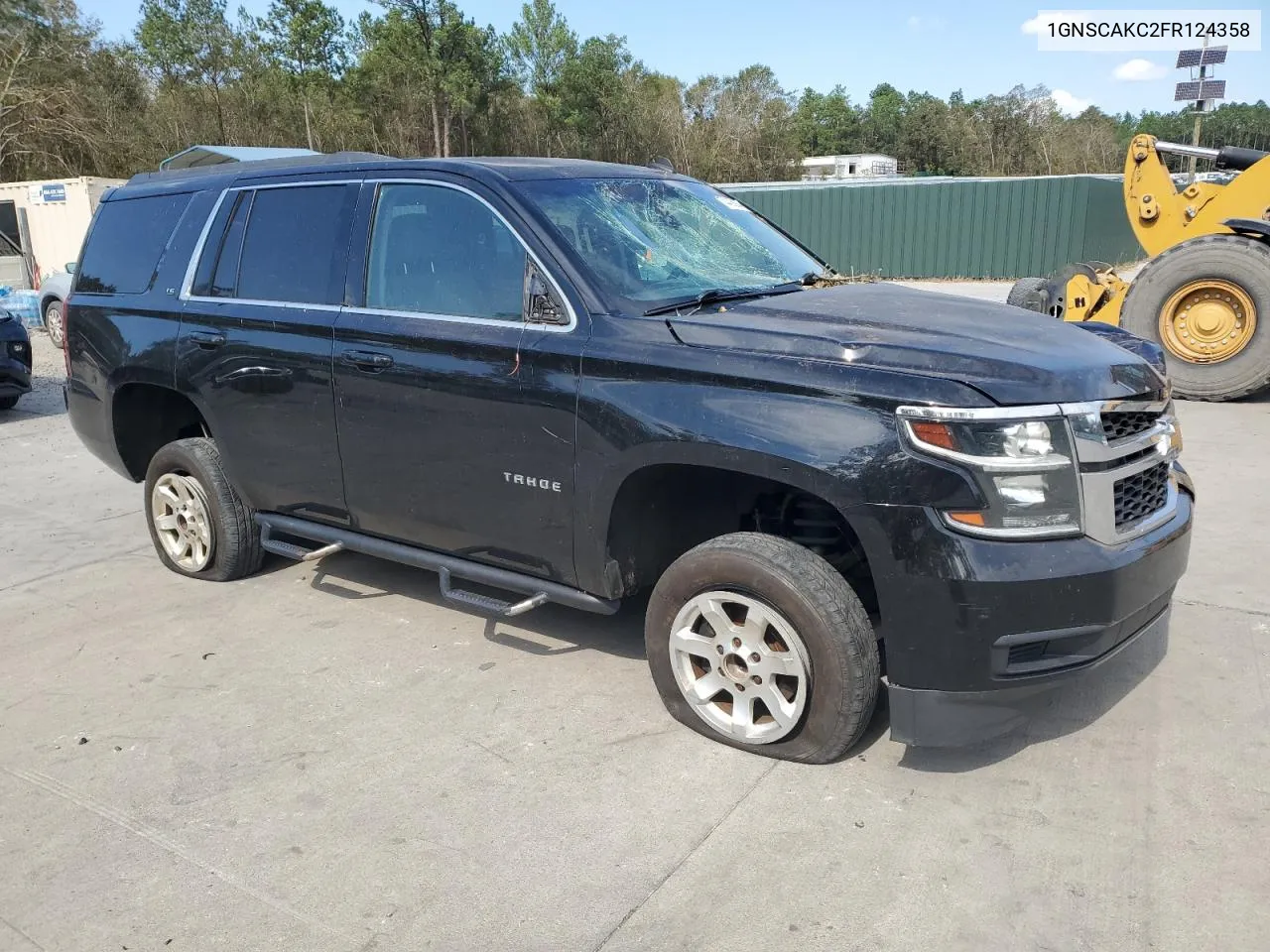 2015 Chevrolet Tahoe C1500 Ls VIN: 1GNSCAKC2FR124358 Lot: 74425664