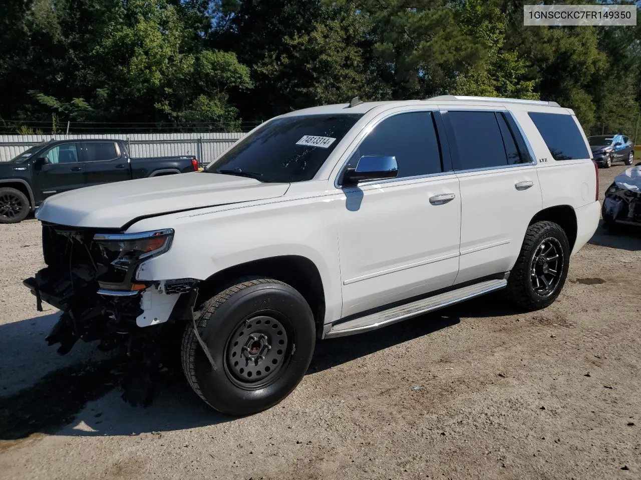 2015 Chevrolet Tahoe C1500 Ltz VIN: 1GNSCCKC7FR149350 Lot: 74813314