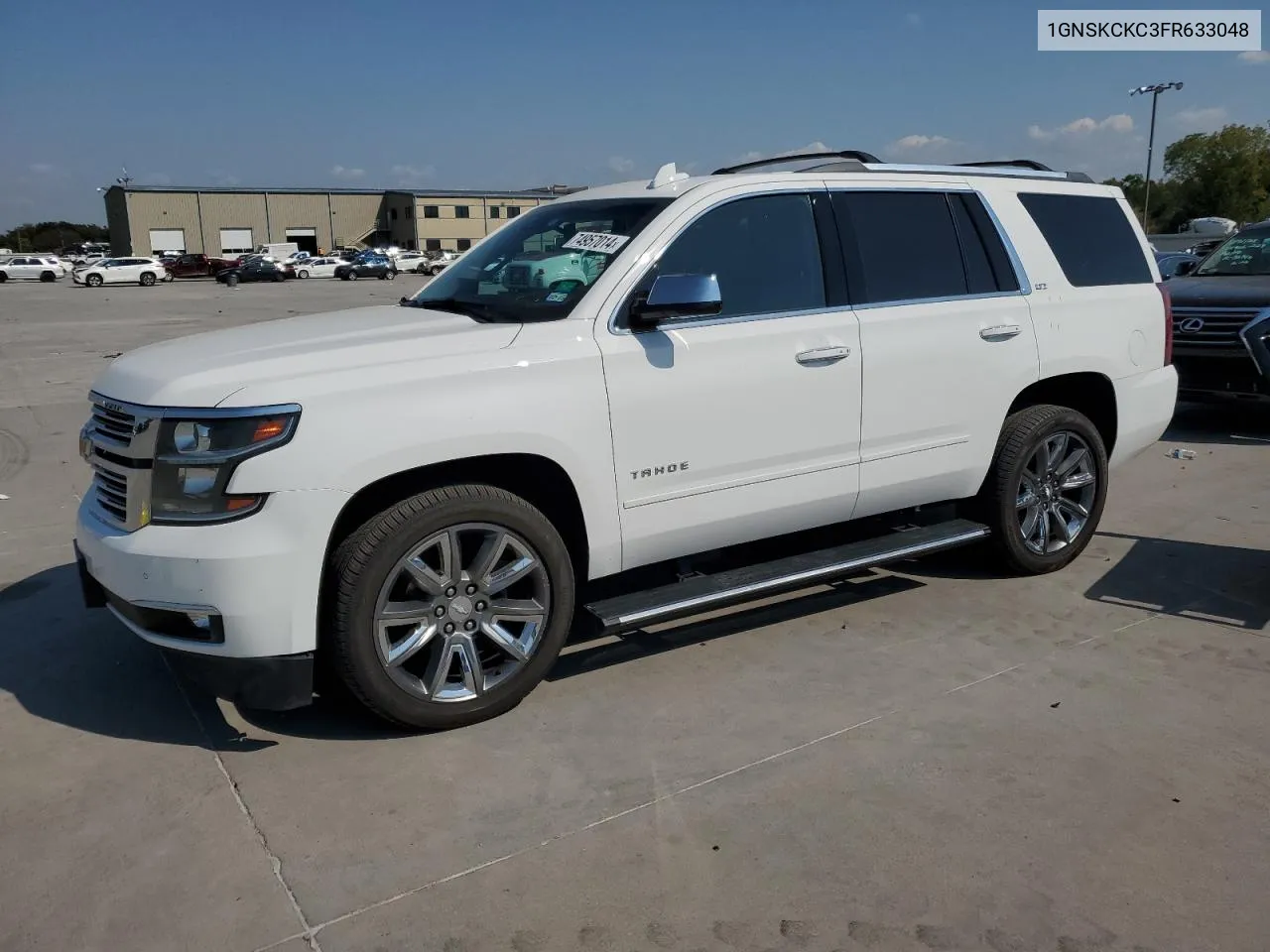 2015 Chevrolet Tahoe K1500 Ltz VIN: 1GNSKCKC3FR633048 Lot: 74957014