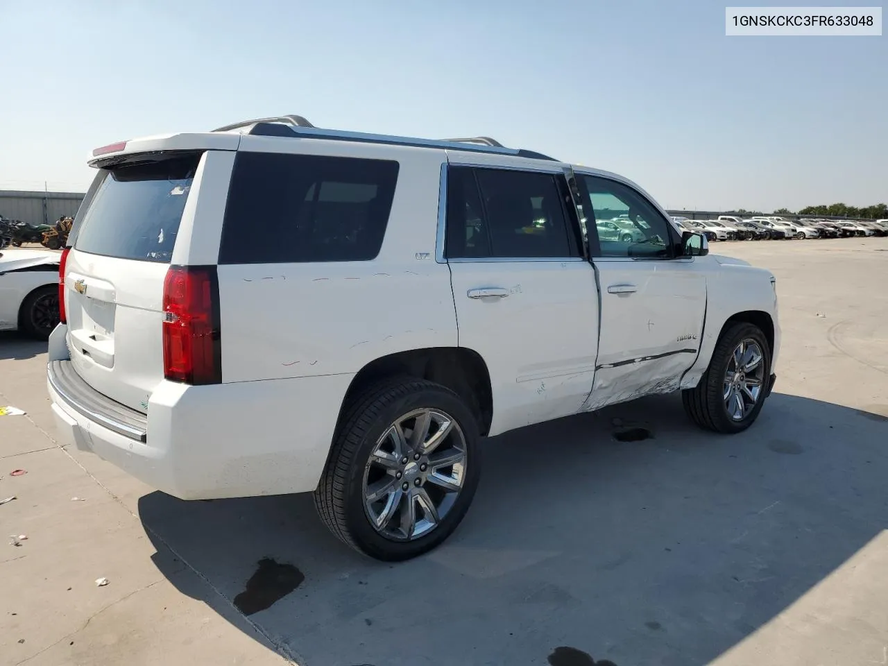 2015 Chevrolet Tahoe K1500 Ltz VIN: 1GNSKCKC3FR633048 Lot: 74957014