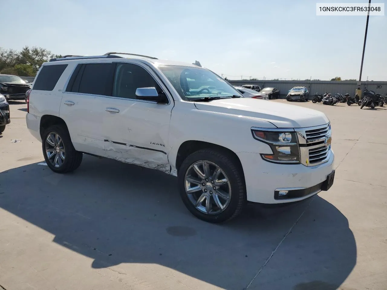 2015 Chevrolet Tahoe K1500 Ltz VIN: 1GNSKCKC3FR633048 Lot: 74957014