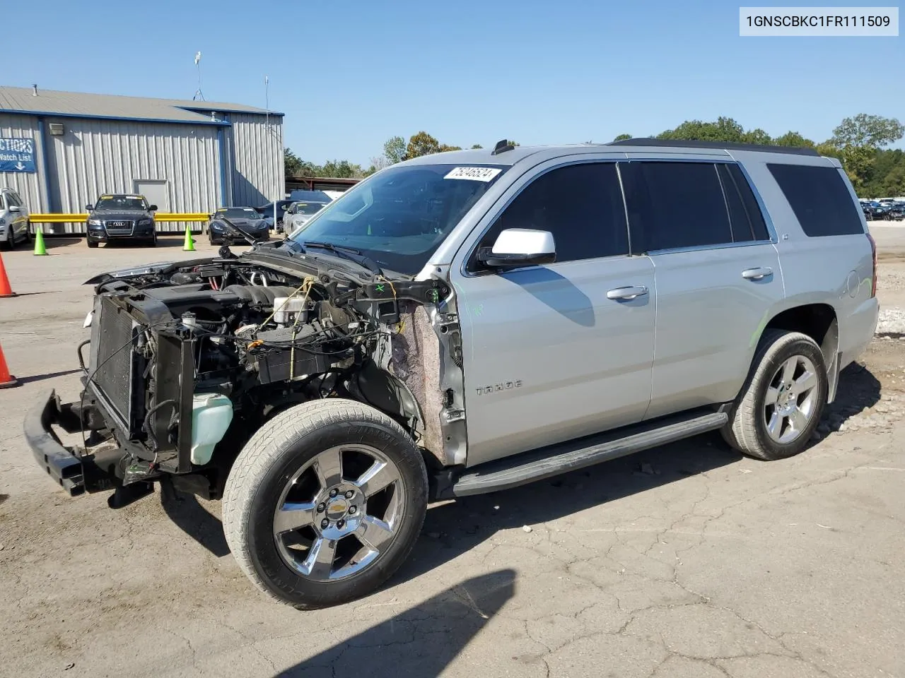 2015 Chevrolet Tahoe C1500 Lt VIN: 1GNSCBKC1FR111509 Lot: 75246524