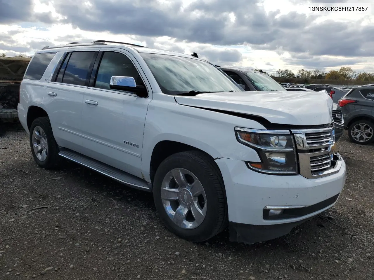 2015 Chevrolet Tahoe K1500 Ltz VIN: 1GNSKCKC8FR217867 Lot: 75257364