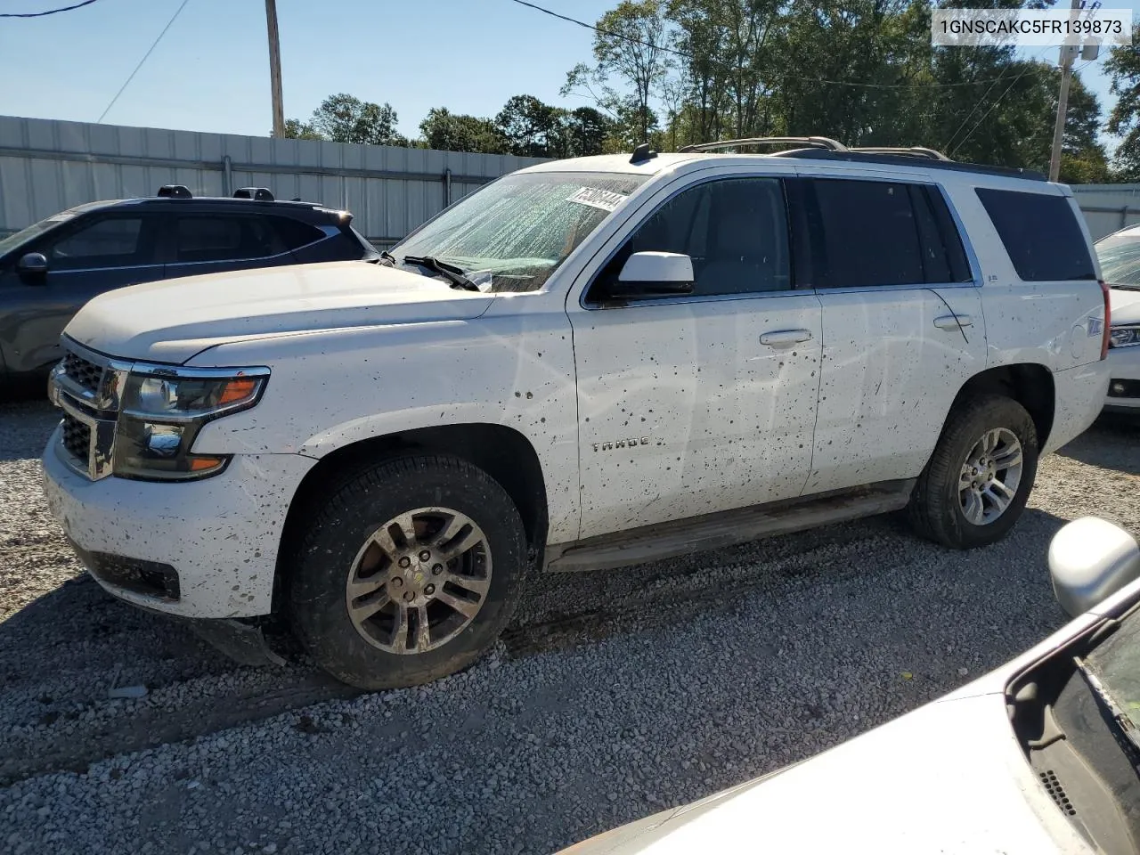 2015 Chevrolet Tahoe C1500 Ls VIN: 1GNSCAKC5FR139873 Lot: 75306444