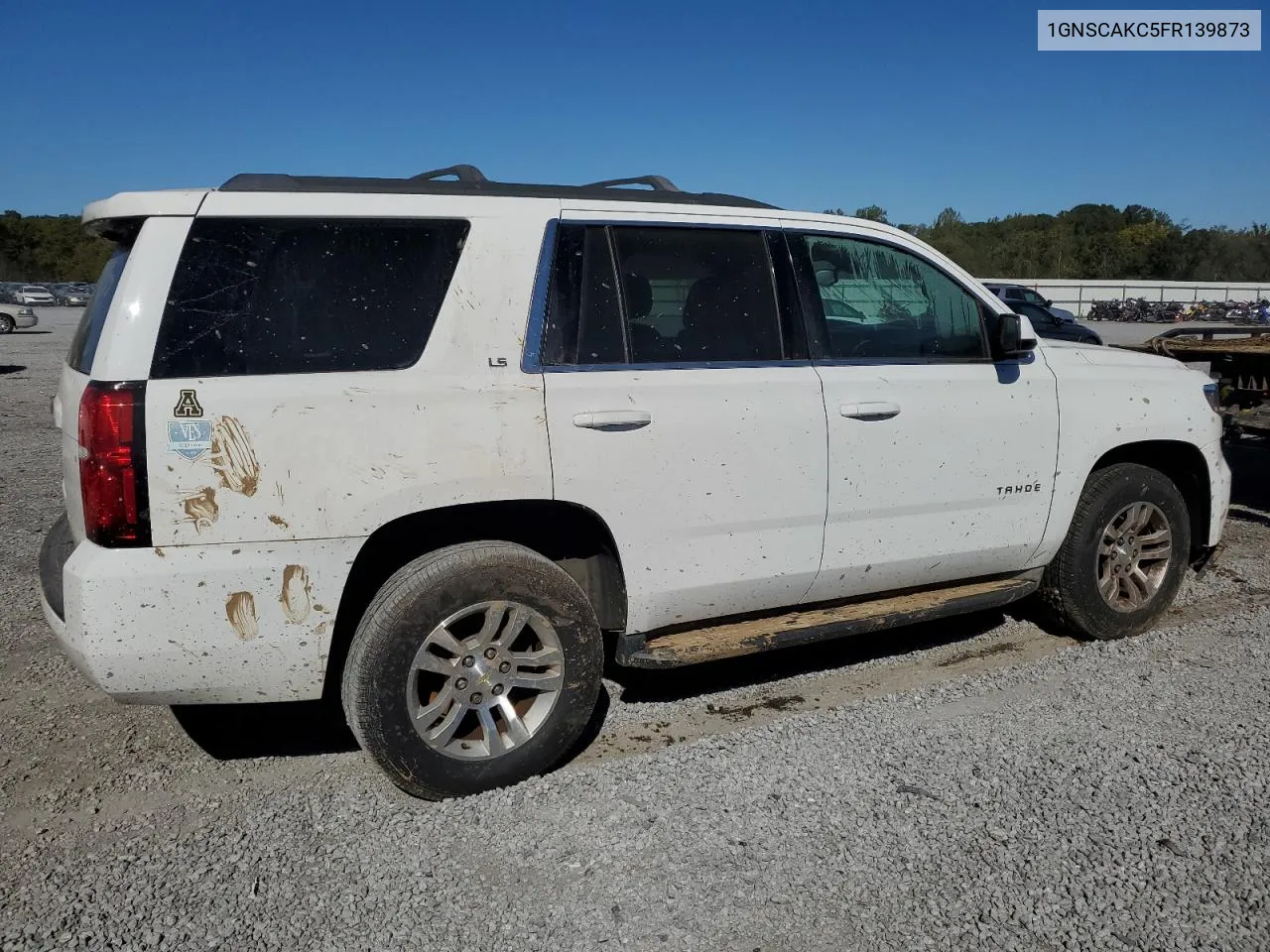 2015 Chevrolet Tahoe C1500 Ls VIN: 1GNSCAKC5FR139873 Lot: 75306444