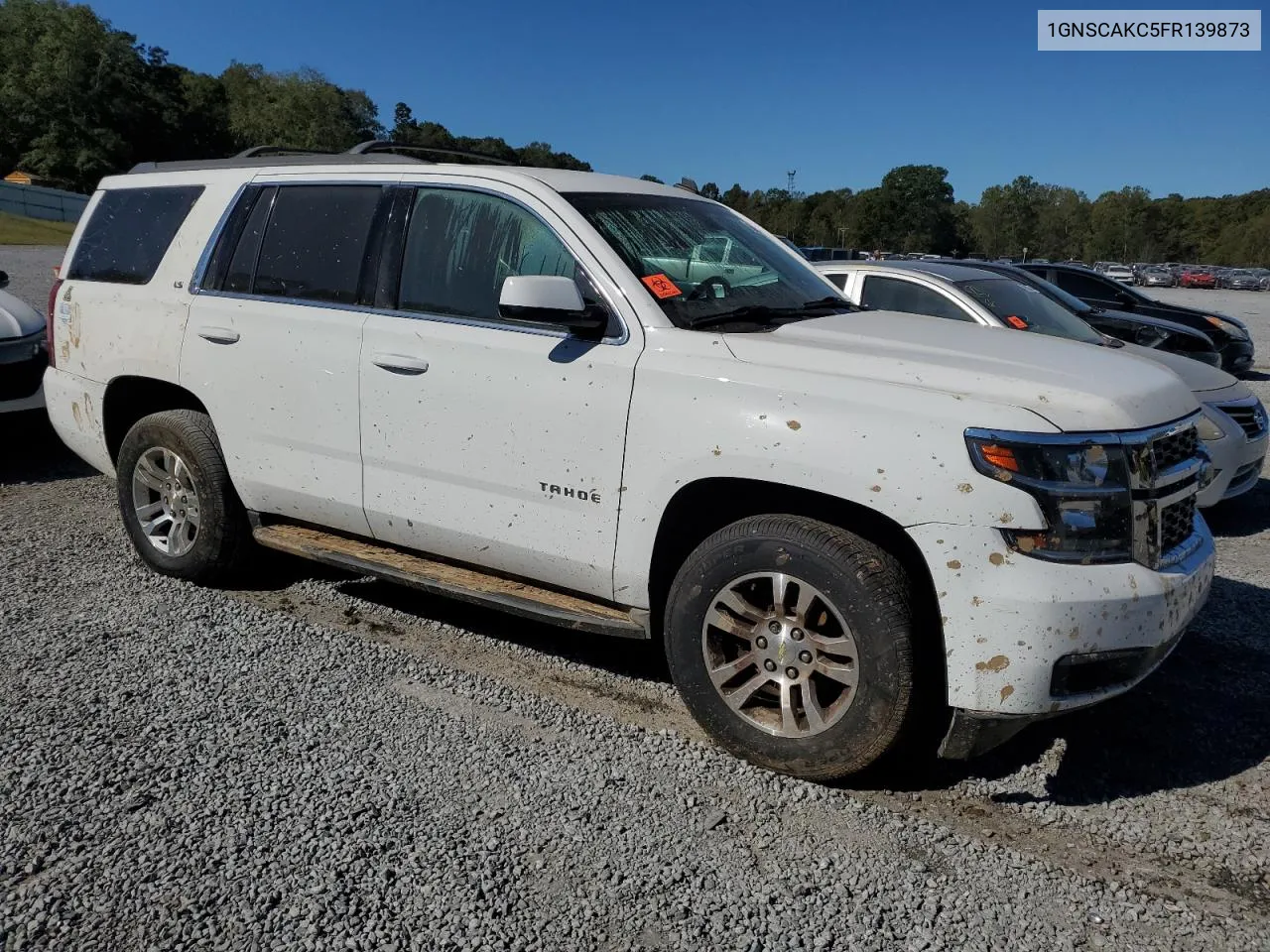 2015 Chevrolet Tahoe C1500 Ls VIN: 1GNSCAKC5FR139873 Lot: 75306444