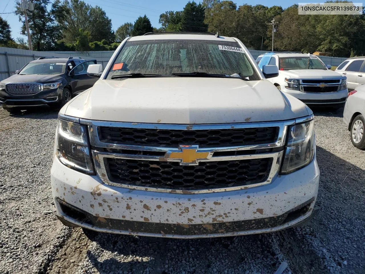 2015 Chevrolet Tahoe C1500 Ls VIN: 1GNSCAKC5FR139873 Lot: 75306444