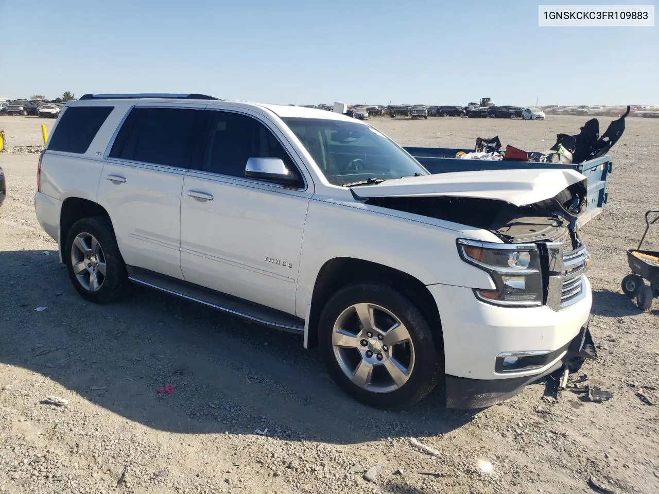 2015 Chevrolet Tahoe K1500 Ltz VIN: 1GNSKCKC3FR109883 Lot: 75421394