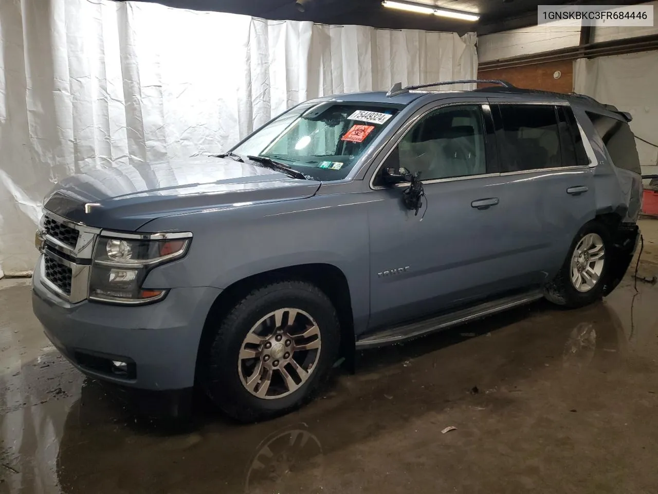 2015 Chevrolet Tahoe K1500 Lt VIN: 1GNSKBKC3FR684446 Lot: 75449324