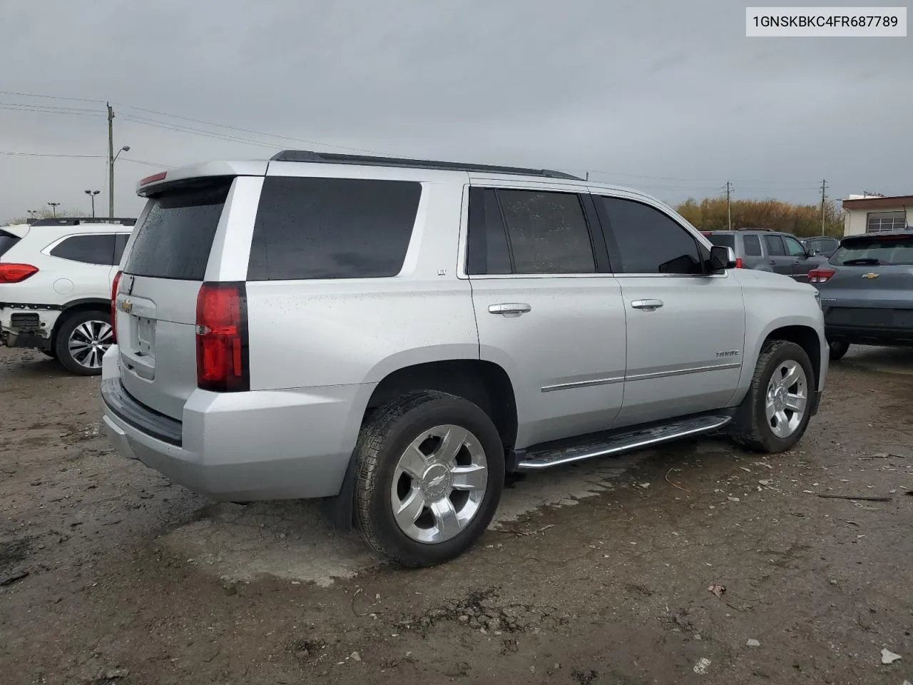 2015 Chevrolet Tahoe K1500 Lt VIN: 1GNSKBKC4FR687789 Lot: 75480024