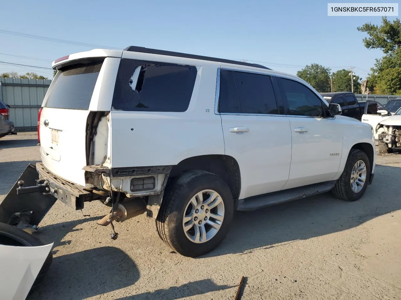 2015 Chevrolet Tahoe K1500 Lt VIN: 1GNSKBKC5FR657071 Lot: 75513834