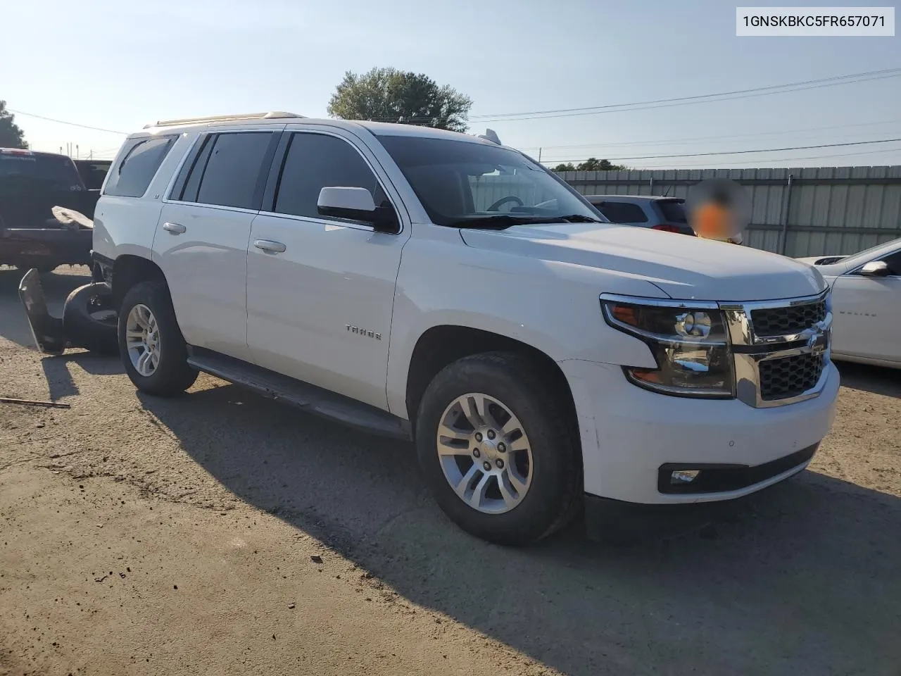 2015 Chevrolet Tahoe K1500 Lt VIN: 1GNSKBKC5FR657071 Lot: 75513834