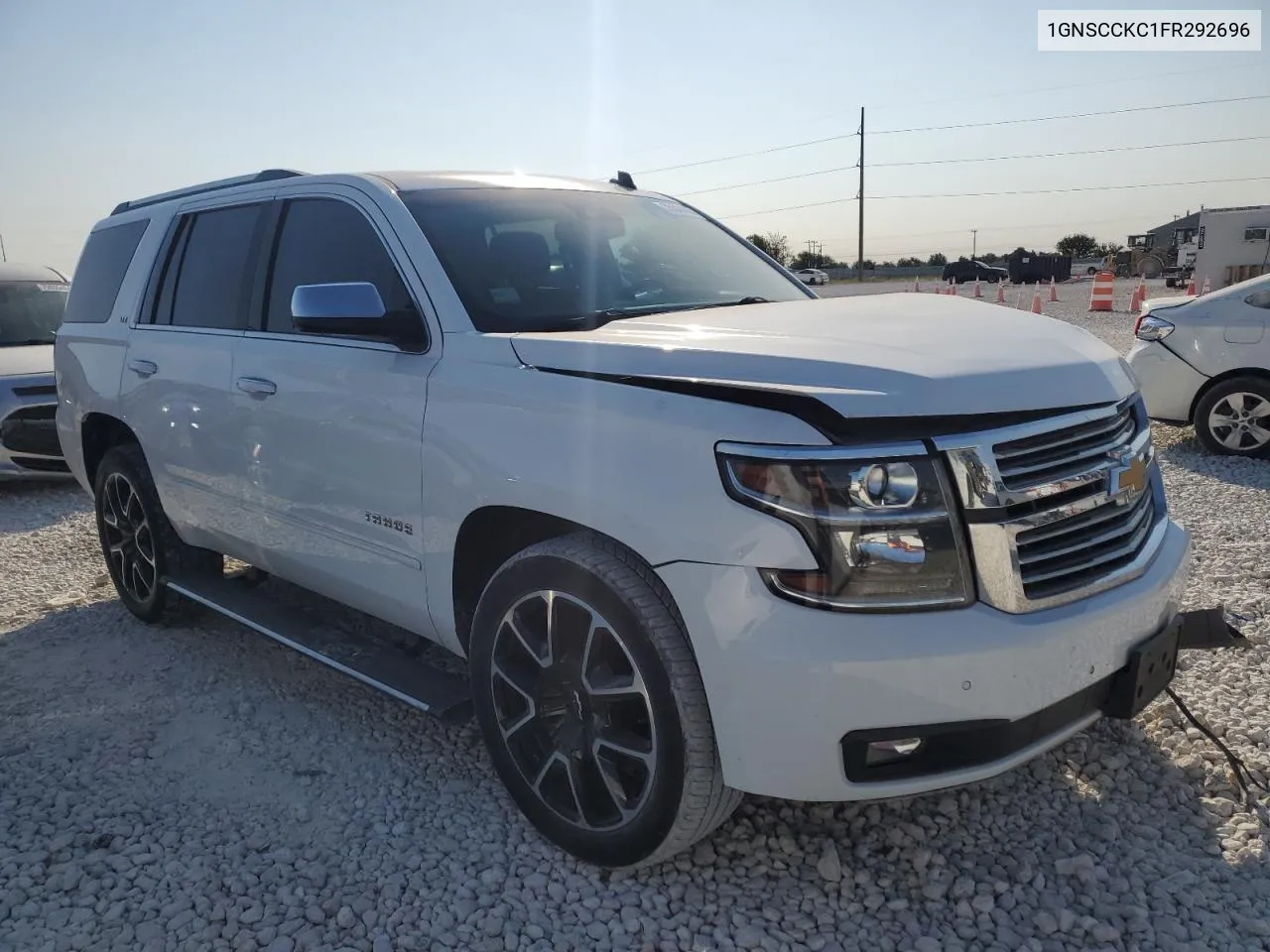 2015 Chevrolet Tahoe C1500 Ltz VIN: 1GNSCCKC1FR292696 Lot: 75544064