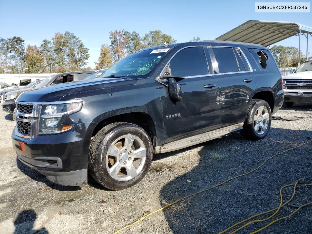 2015 Chevrolet Tahoe C1500 Lt VIN: 1GNSCBKCXFR537246 Lot: 75596264