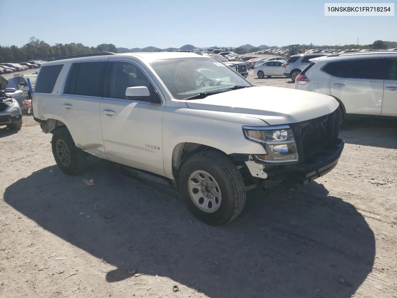 2015 Chevrolet Tahoe K1500 Lt VIN: 1GNSKBKC1FR718254 Lot: 75676214