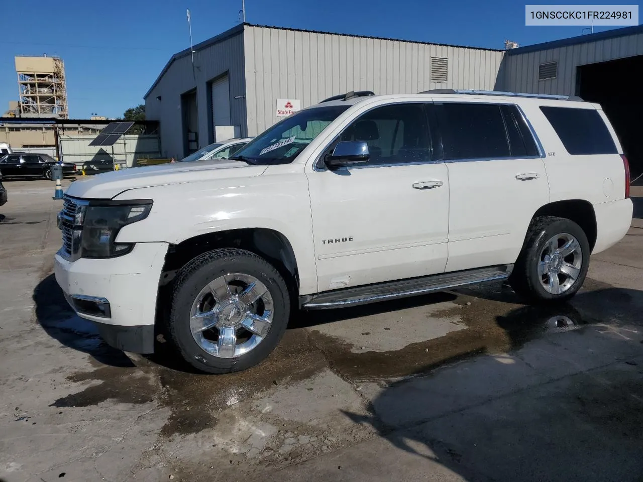 2015 Chevrolet Tahoe C1500 Ltz VIN: 1GNSCCKC1FR224981 Lot: 75713114