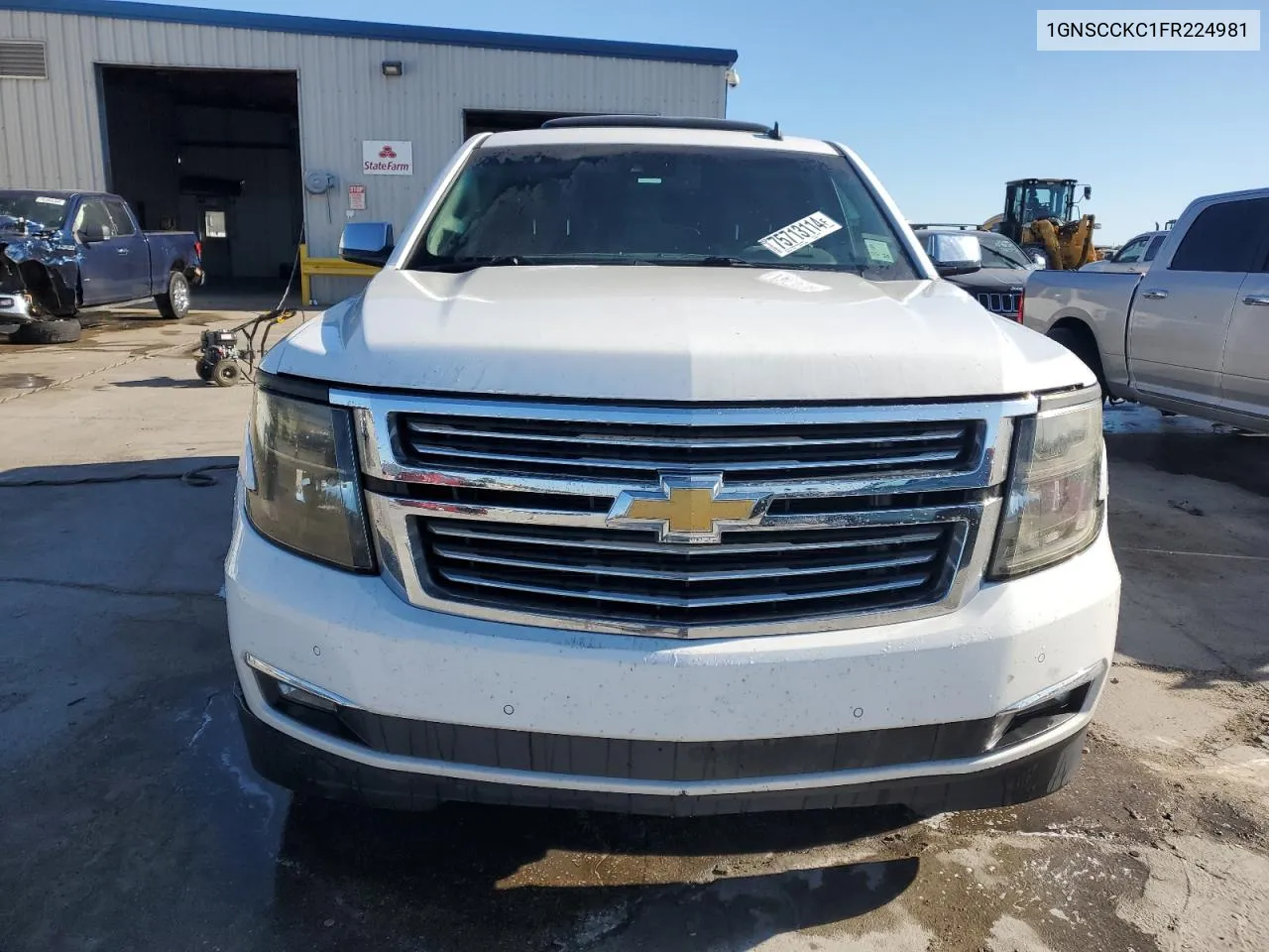 2015 Chevrolet Tahoe C1500 Ltz VIN: 1GNSCCKC1FR224981 Lot: 75713114