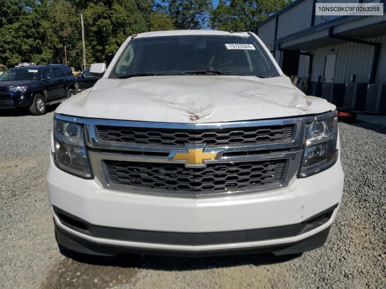 2015 Chevrolet Tahoe C1500 Lt VIN: 1GNSCBKC9FR263358 Lot: 75723324