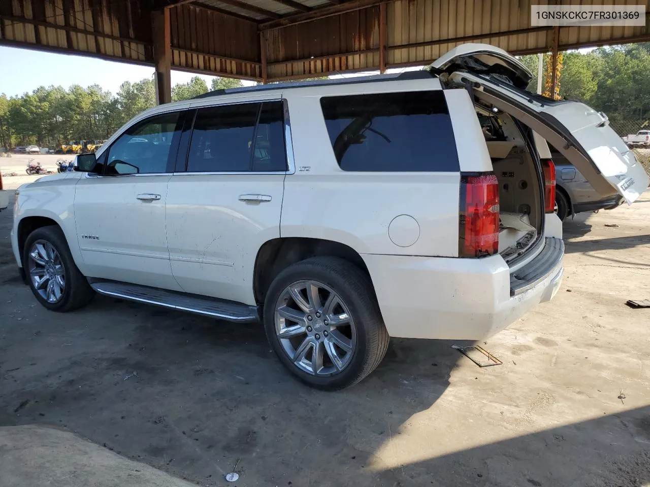 2015 Chevrolet Tahoe K1500 Ltz VIN: 1GNSKCKC7FR301369 Lot: 75723334