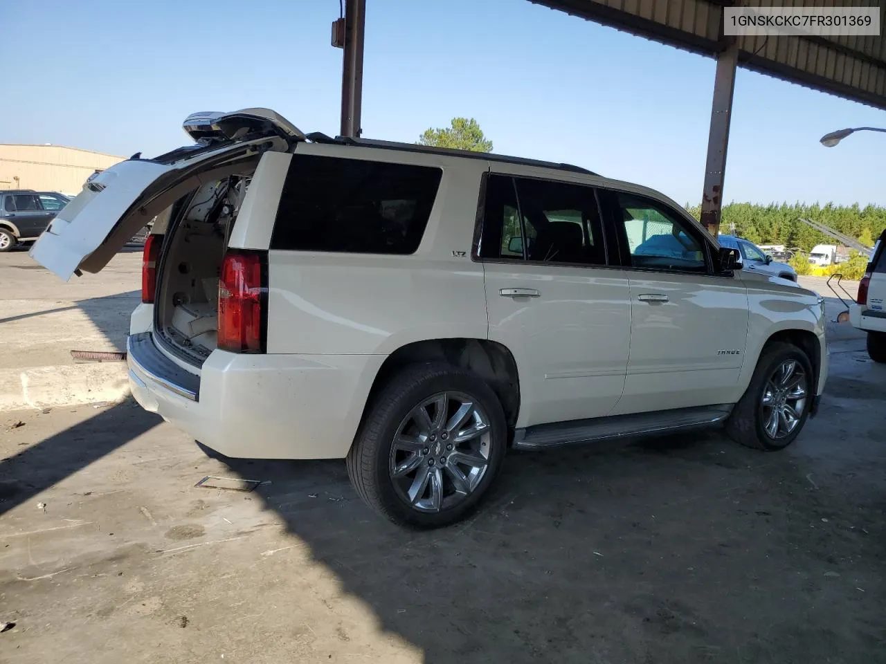 2015 Chevrolet Tahoe K1500 Ltz VIN: 1GNSKCKC7FR301369 Lot: 75723334