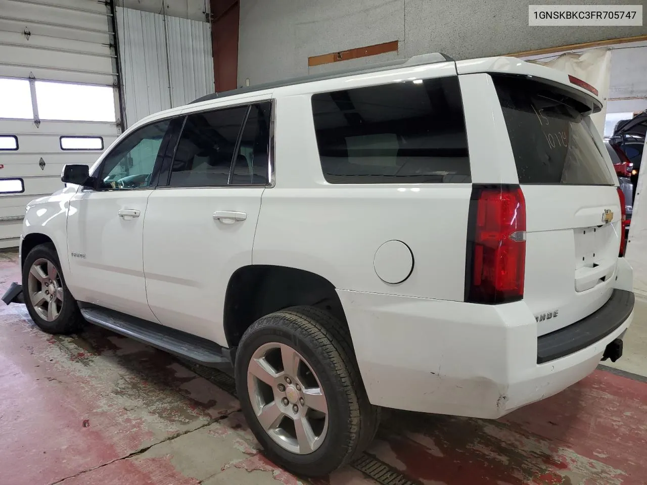 2015 Chevrolet Tahoe K1500 Lt VIN: 1GNSKBKC3FR705747 Lot: 76092724