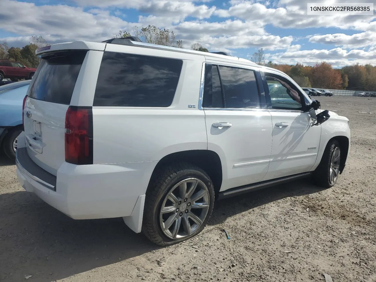 2015 Chevrolet Tahoe K1500 Ltz VIN: 1GNSKCKC2FR568385 Lot: 76095304