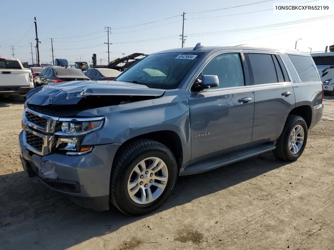 2015 Chevrolet Tahoe C1500 Lt VIN: 1GNSCBKCXFR652199 Lot: 76145054