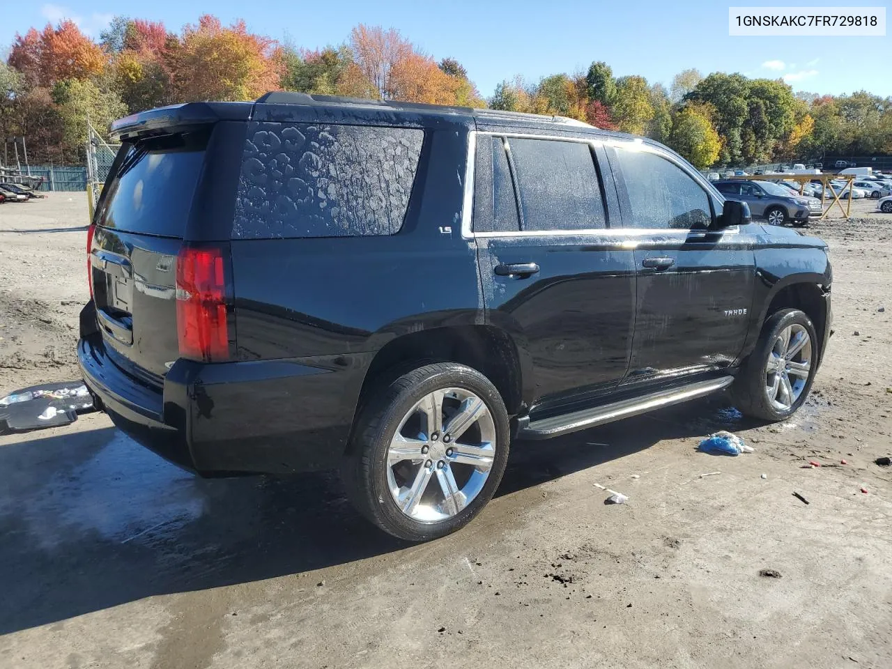 2015 Chevrolet Tahoe K1500 Ls VIN: 1GNSKAKC7FR729818 Lot: 76284334