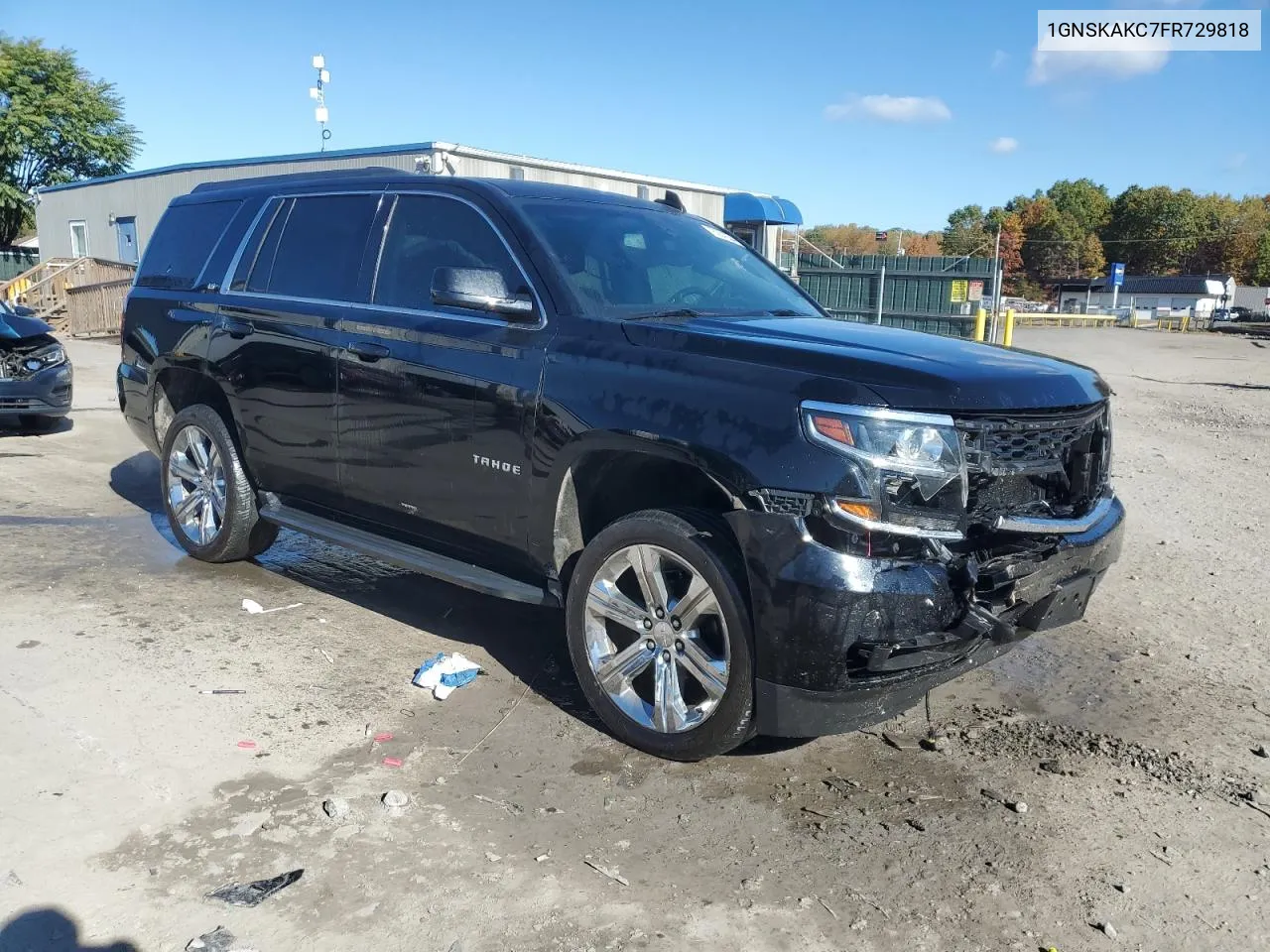 2015 Chevrolet Tahoe K1500 Ls VIN: 1GNSKAKC7FR729818 Lot: 76284334