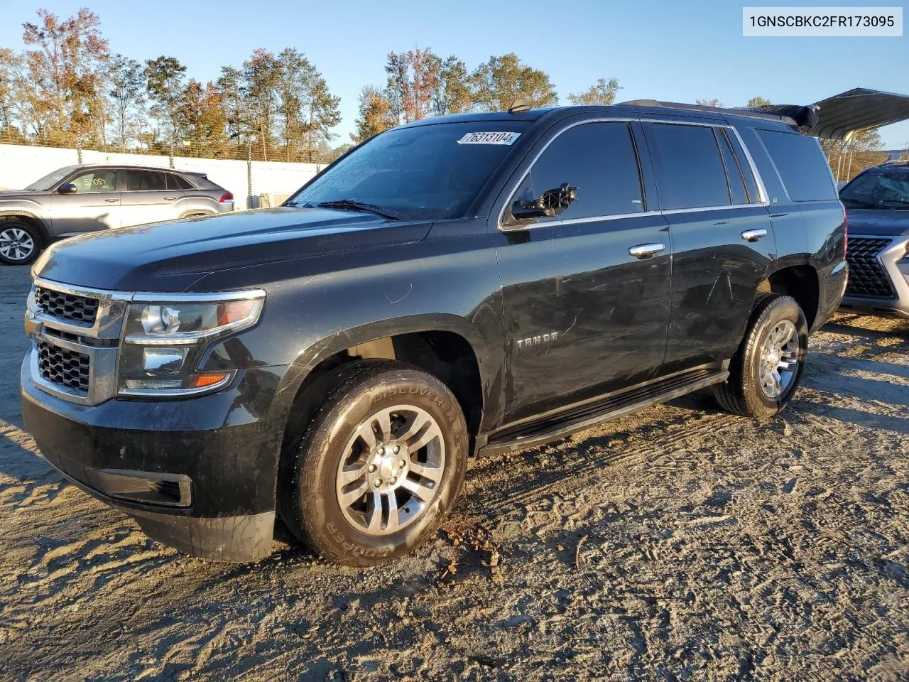 2015 Chevrolet Tahoe C1500 Lt VIN: 1GNSCBKC2FR173095 Lot: 76313104