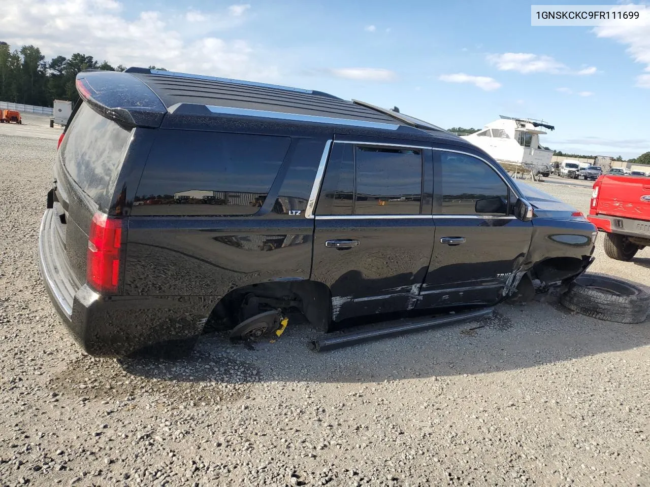 2015 Chevrolet Tahoe K1500 Ltz VIN: 1GNSKCKC9FR111699 Lot: 76320284