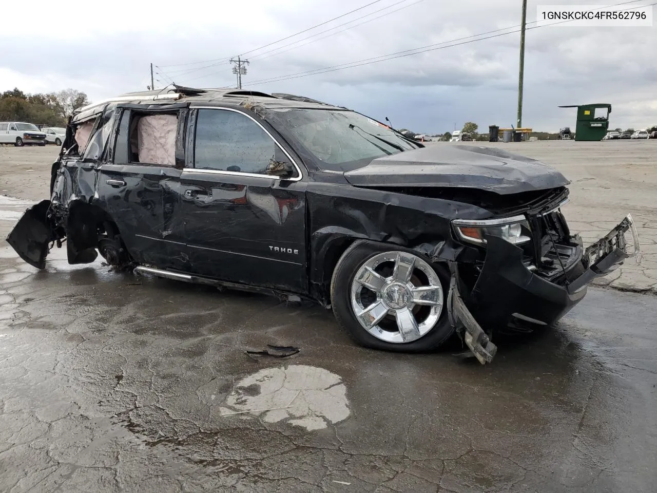 2015 Chevrolet Tahoe K1500 Ltz VIN: 1GNSKCKC4FR562796 Lot: 76323694