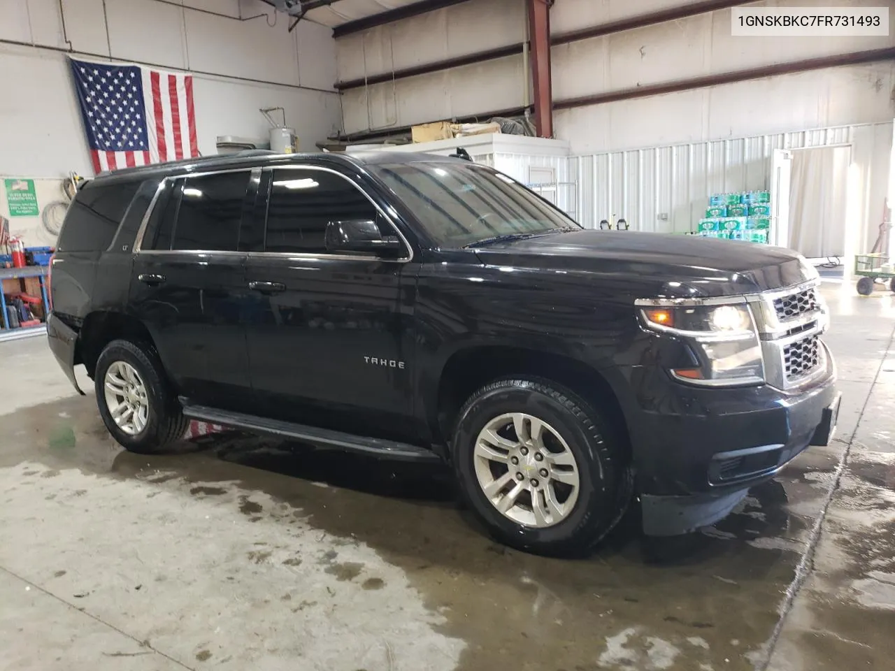 2015 Chevrolet Tahoe K1500 Lt VIN: 1GNSKBKC7FR731493 Lot: 76395554